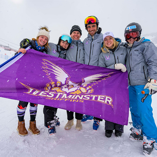 Westminster Ski Team and Alumni Connect at...