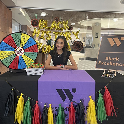 Black Excellence coordinator Teyvia S. Black Excellence coordinator Teyvia S.