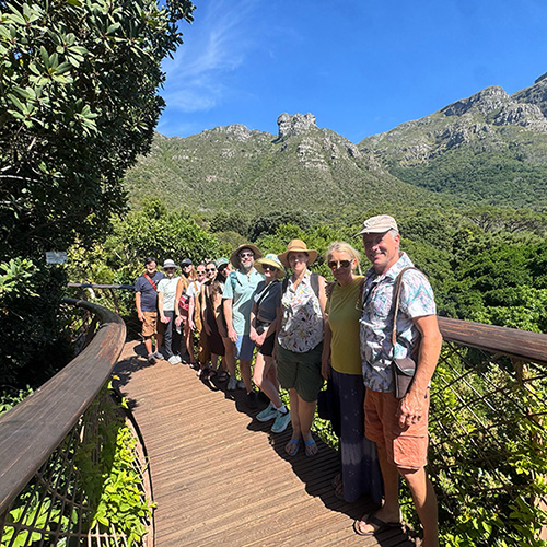 Westminster Alumni Travel participants in Cape Town, South Africa