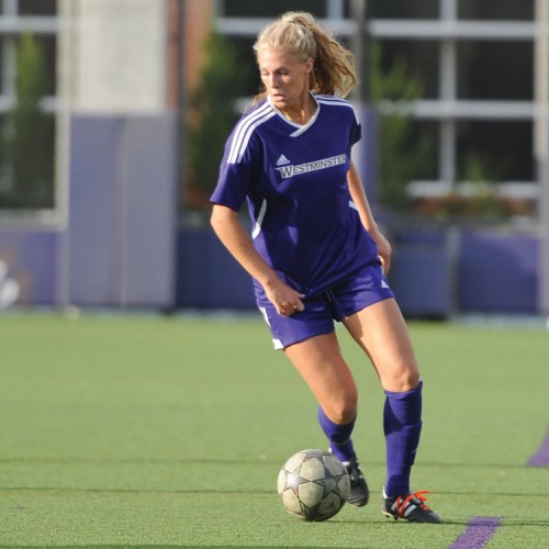 Lexi Tucker on soccer field