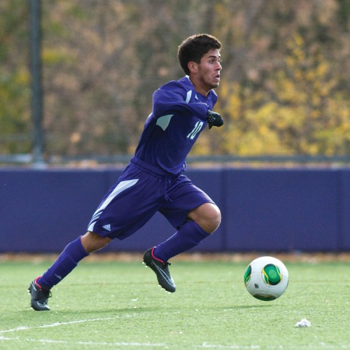 Manuel Duenas on soccer field