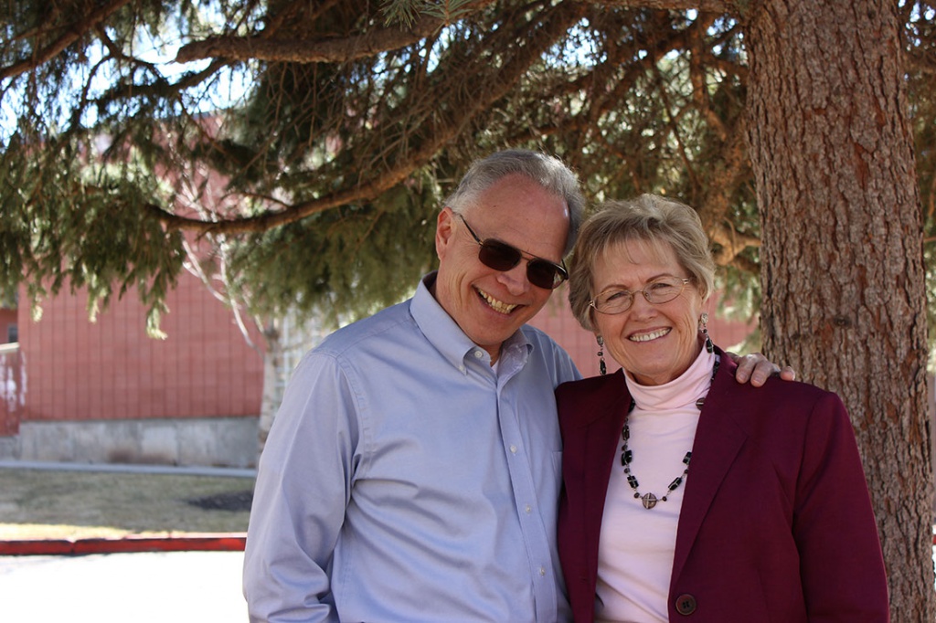 Janet Behm and husband