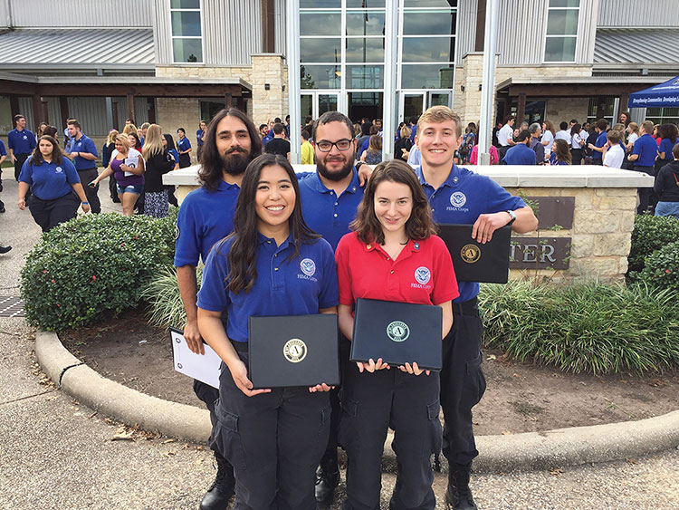 FEMA Corps students