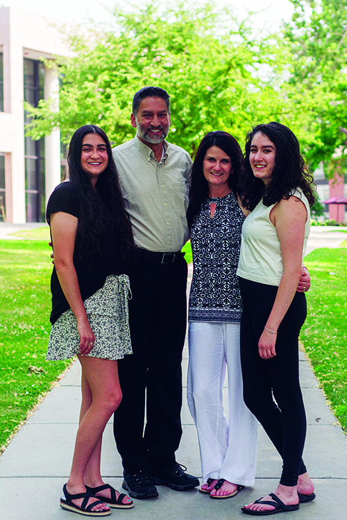 portrait of the Prasad family 