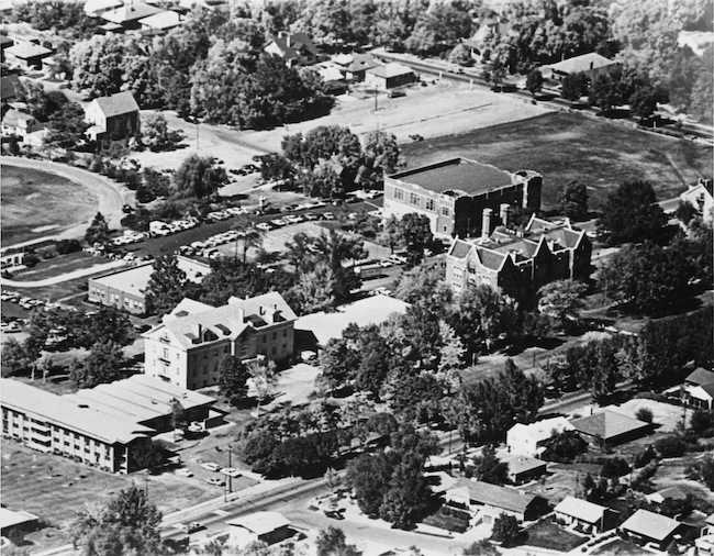 Westminster Building old overhead